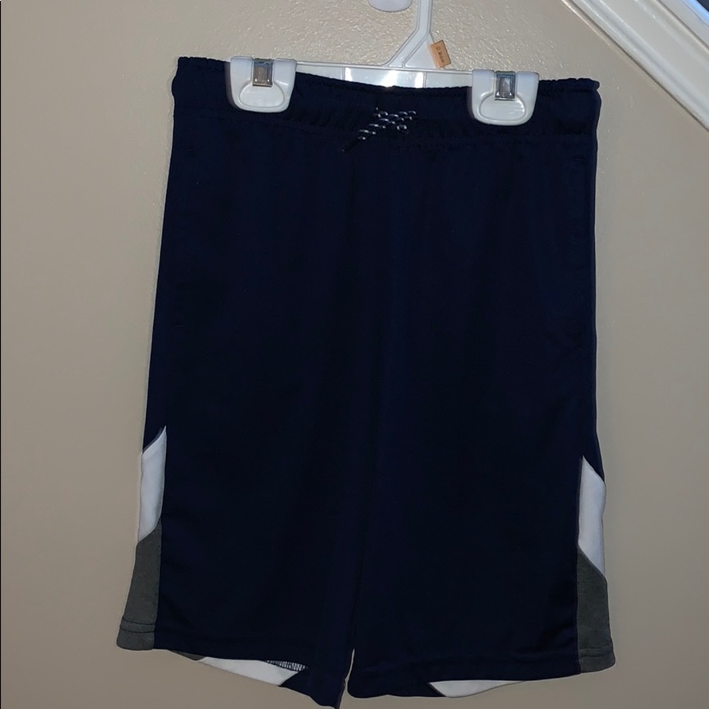 Navy Boy’s Athletic Short with Design